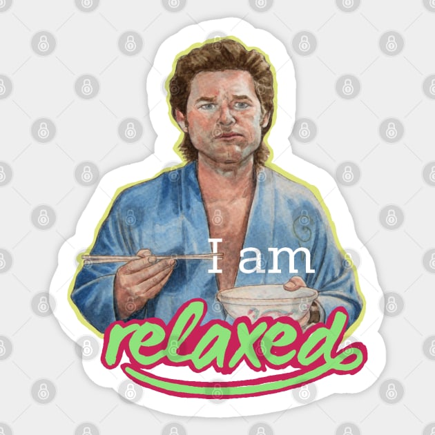 Relaxed Sticker by seancarolan